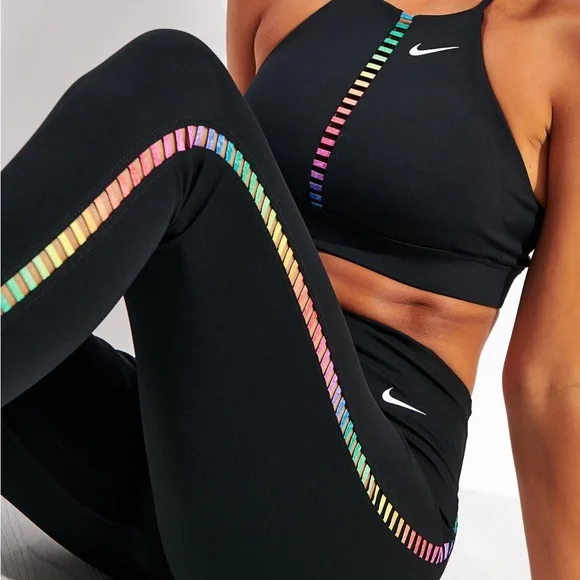 Ladder Nike Multicolor Leggings Nike Dri Fit Women's Plus Size One